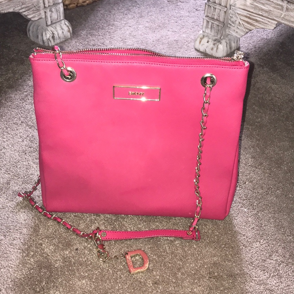 DKNY pink purse